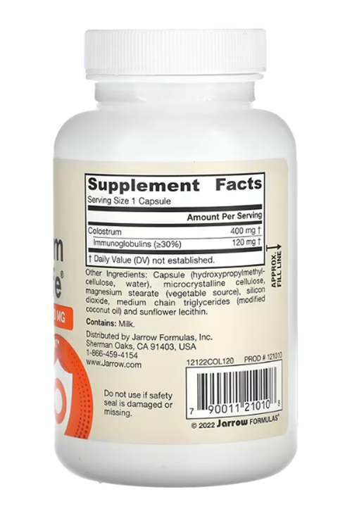 Jarrow Colostrum PrimeLife 400mg 120 Capsul Vücudun Savunma Sistemi. Usa Menşei.3843