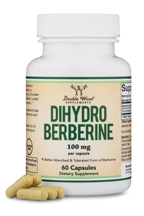 Double Wood Dihydroberberine 100mg, 60 Capsul. Abd.4040