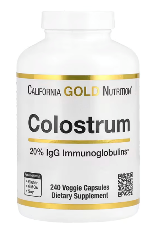 California Gold Nutrition Colostrum 240 Veggie Capsul.Abd Menşei. 3947