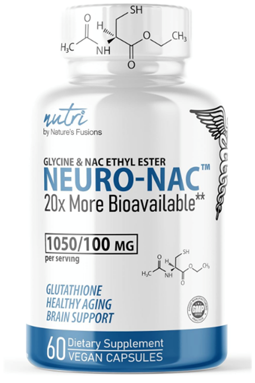 Nature's Fusions Neuro N.A.C Supplement N-Acetyl Cysteine Ethyl Ester 60 Capsul.Usa Menşei.47.