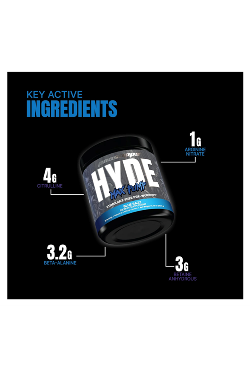 PROSUPPS Hyde Max Pump Pre Workout 286gr Enson Güncel İçerikli.Usa Menşei.40.