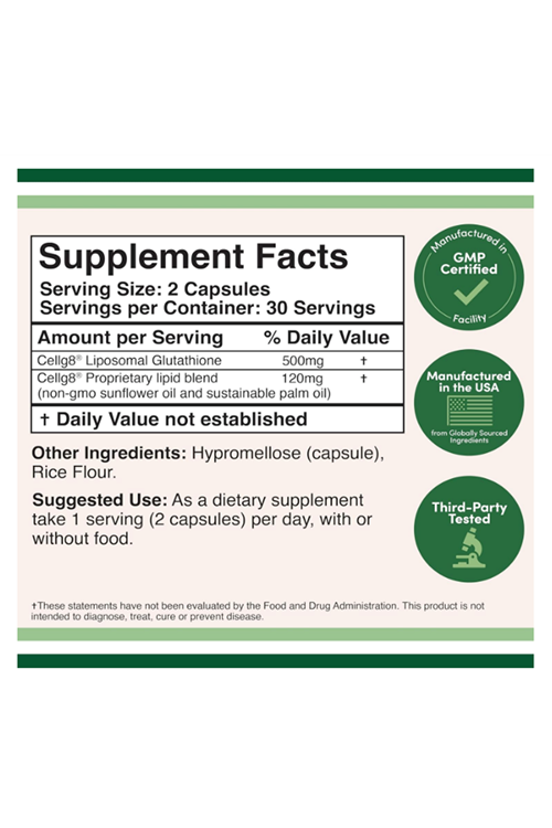 Double Wood  Liposomal Glutathione  60 Capsul.42.