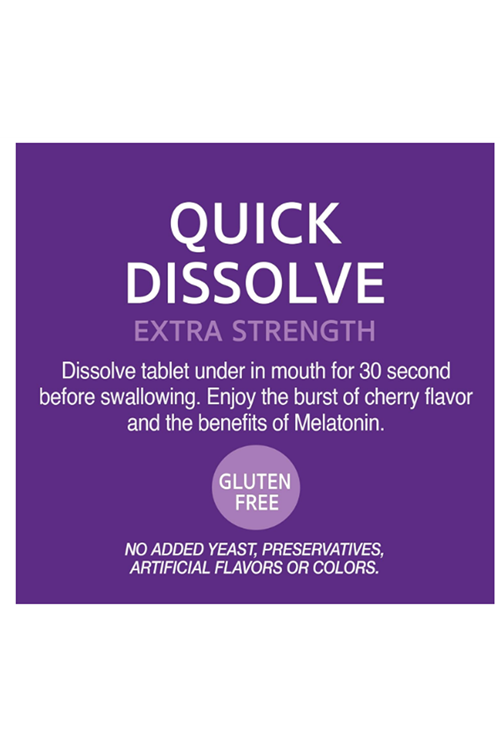 21Century, Melatonin Quick Dissolve  White Cherry 10mg 120 Tablet.Usa Menşei.38.