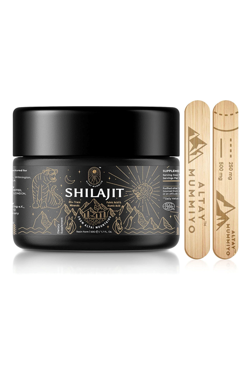 ALTAY MUMMIYO Shilajit Resin with Fulvic Acid Original Siberian Pure Shilajit with 85+ Humic Acid 100 Serving / 50gr.Abd Menşei.4052.