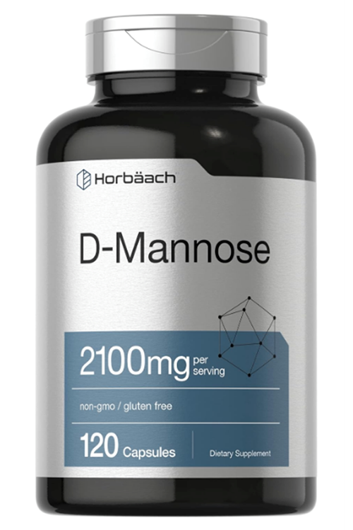 Horbäach D-Mannose  2100mg  120 Capsul.Usa Menşei.