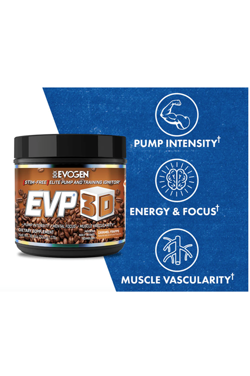 Evogen EVP 3D  Xtreme Stimulant Free Pre-Workout  Arginine Nitrate, Citrulline, Beta-Alanine, Lions Mane 544gr.Avrupa İçerikli Değildir!! Usa İçerikli.77.
