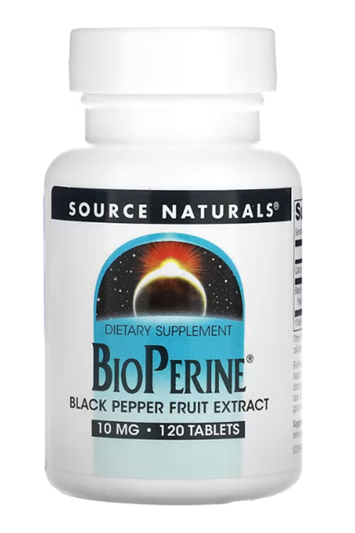 Source Naturals, BioPerine, Emilim Artışı İçin Çok Önemlidir 10 mg, 120 Tablet.Made ın Usa.3834