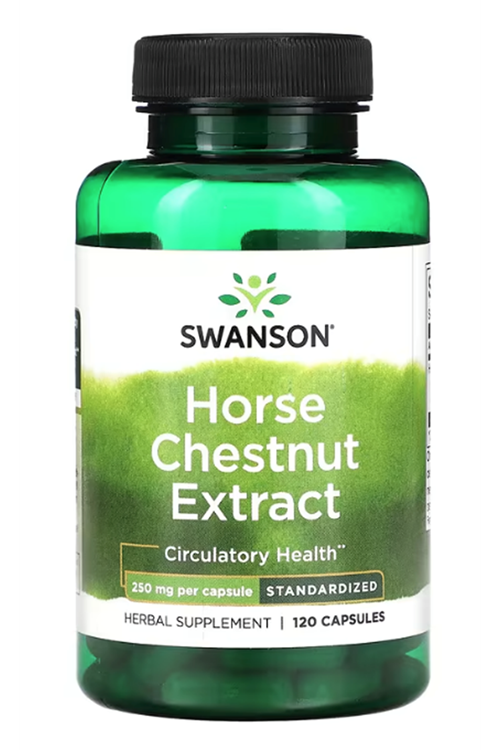Swanson HorseChestnut Extract 250mg 120 Capsul.Made ın Usa.4037.