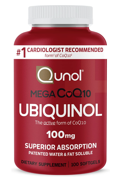 Qunol Mega Ubiquinol 100mg CoQ10, Superior Absorption,Coenzyme Q10, Antioxidant, 100 Softgels.Usa Amazon Best Seller.56.