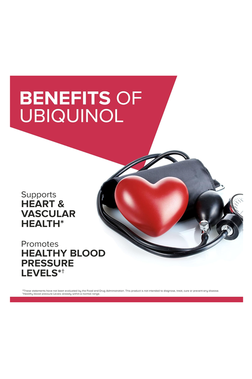 Qunol Mega Ubiquinol 100mg CoQ10, Superior Absorption,Coenzyme Q10, Antioxidant, 100 Softgels.Usa Amazon Best Seller.56.