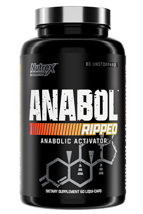 Nutrex  Anabol Ripped Anabolic Muscle Builder for Men, 2-in-1 Muscle Builder and Shredding Supplement, 60 Capsul.Made ın Usa.3843