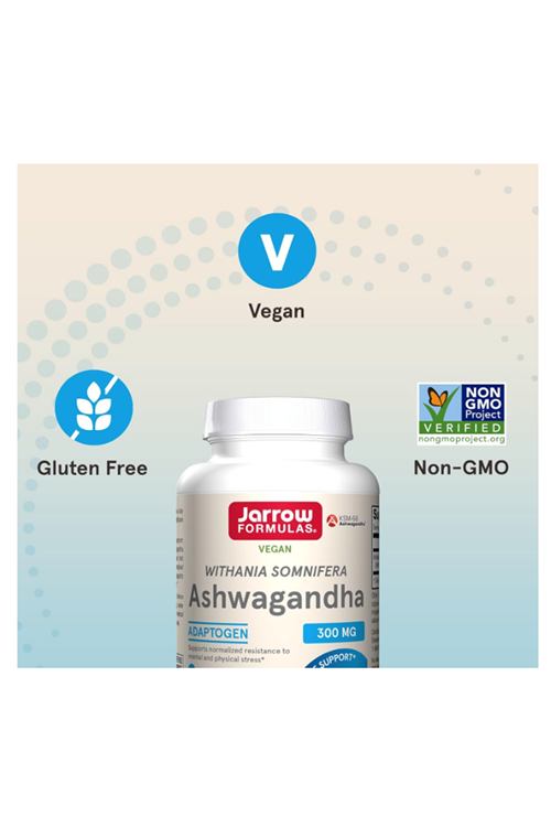 Jarrow Formulas, Ashwaganda, 300 mg, 120 Veggie Capsules 3843