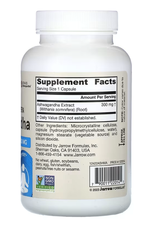 Jarrow Formulas, Ashwaganda, 300 mg, 120 Veggie Capsules 3843