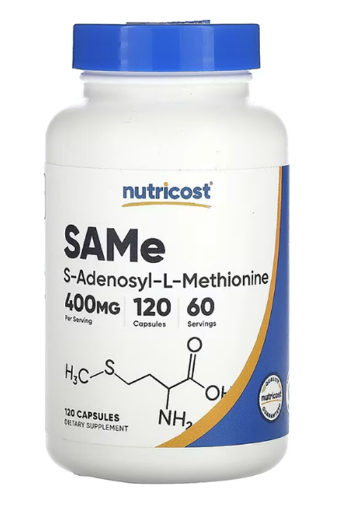 Nutricost, SAMe, 400 mg, 120 Capsules (200 mg per Capsule) .4056