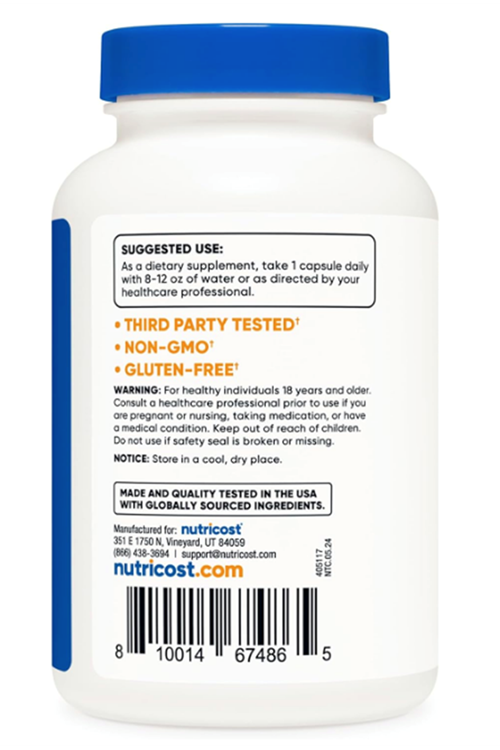 Nutricost Selenium  100mcg, 240 Capsul..Abd Menşei.4135