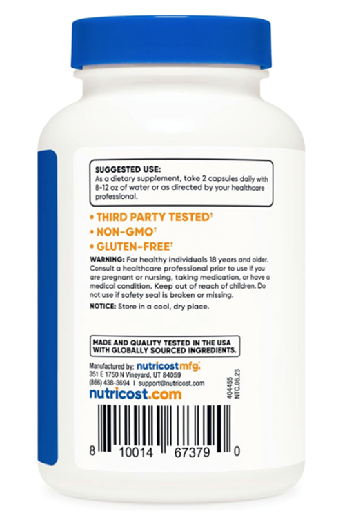 Nutricost, Red Yeast Rice With CoQ10, 1,300 mg, 120 Capsules (650 mg per Capsule).38.