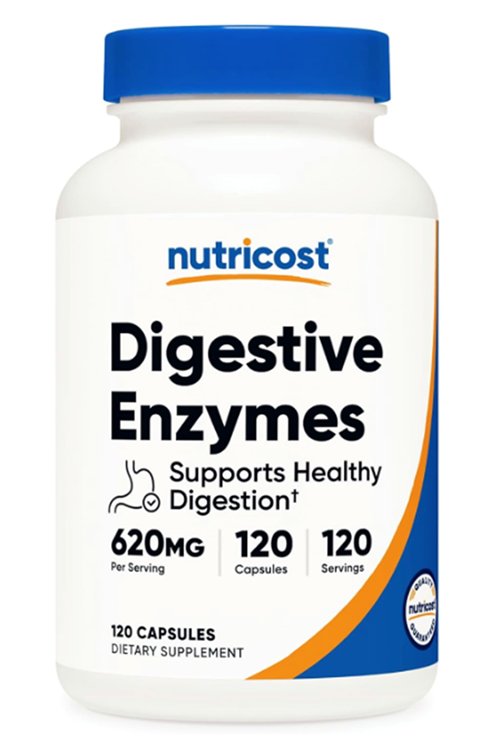Nutricost Digestive Enzymes Sindirim Enzimleri 620mg, 120 Capsul.Abd Menşei.3941.