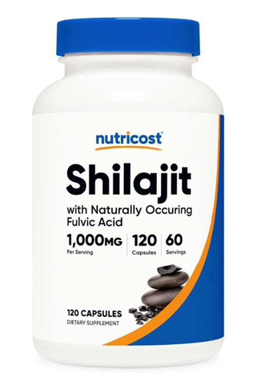Nutricost Shilajit  (1,000 mg Shilajit Per Serving), 120 Capsul..ABD MENŞEİ.4137.