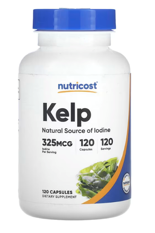 Nutricost Kelp  325mcg Natural Source of Iodine 120 Capsul..3937
