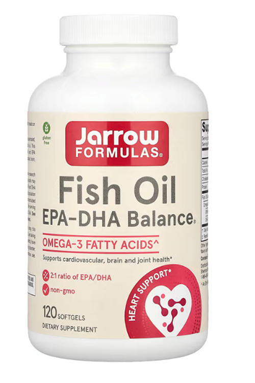 Jarrow Formulas, Fish Oil, EPA-DHA Balance®, 120 Softgels (60 Servis).73.