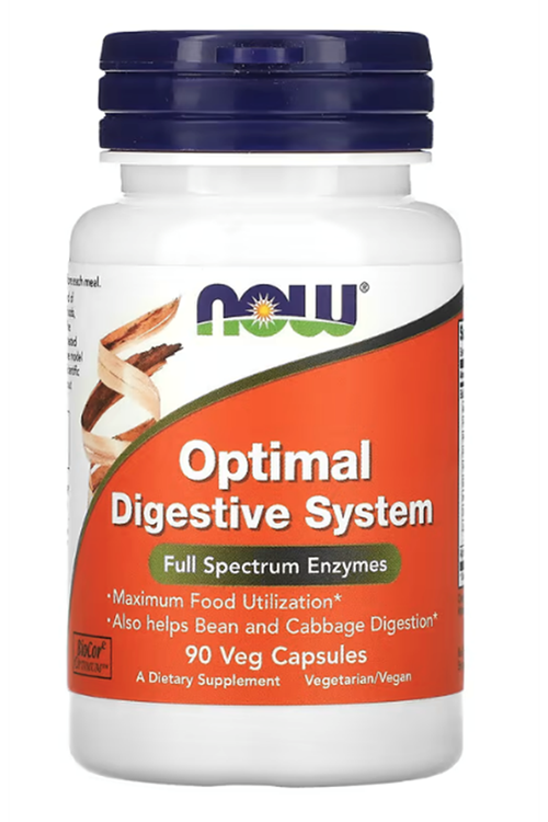 NOW Foods, Optimal Digestive System, 90 Veg Capsul.Usa Menşei..3937