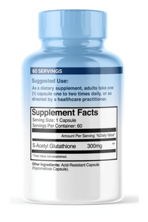 MaxLife Naturals S-Acetyl L-Glutathione 300mg 60 Capsul.Made ın Usa.3841.