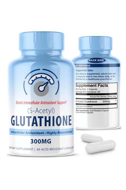 MaxLife Naturals S-Acetyl L-Glutathione 300mg 60 Capsul.Made ın Usa.45.