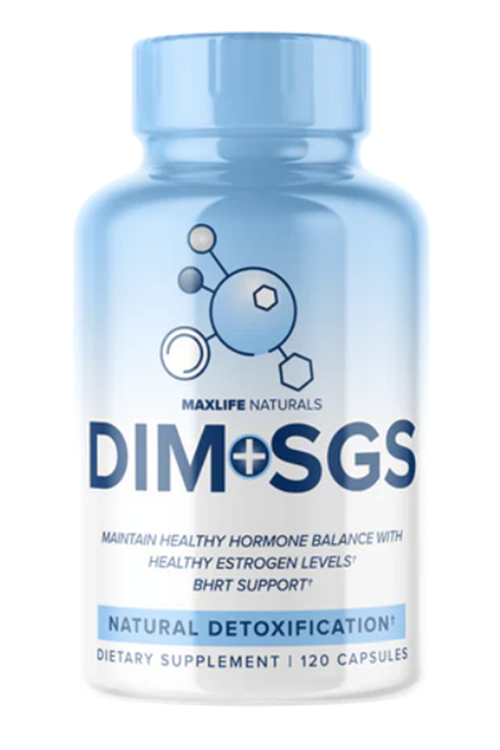Maxlife Naturals DIM+SGS Natural Estrogen Support - 120 capsul. Usa 46.