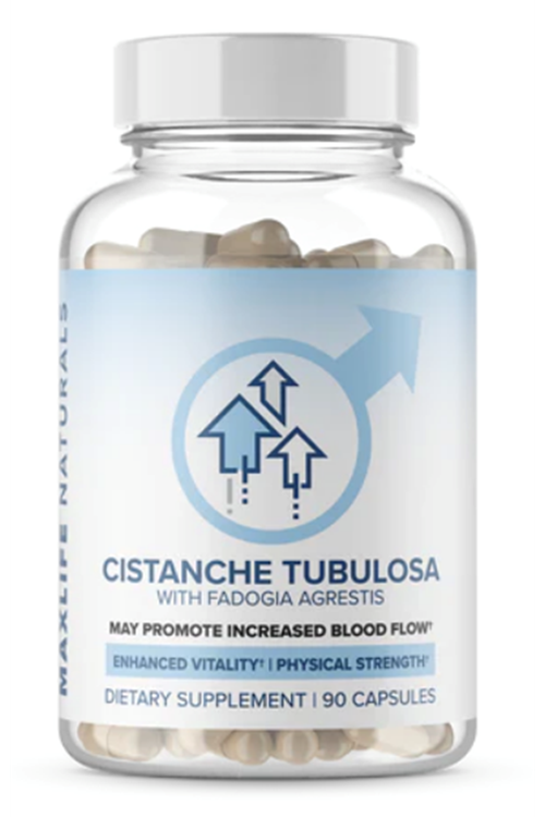 Maxlife Naturals Cistanche Tubulosa with Fadogia Agrestis 90 Capsul. Usa Menşei.4042