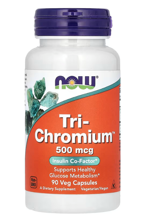 Now Foods, Tri-Chromium, 500 mcg, 90 Veg Capsules.4034