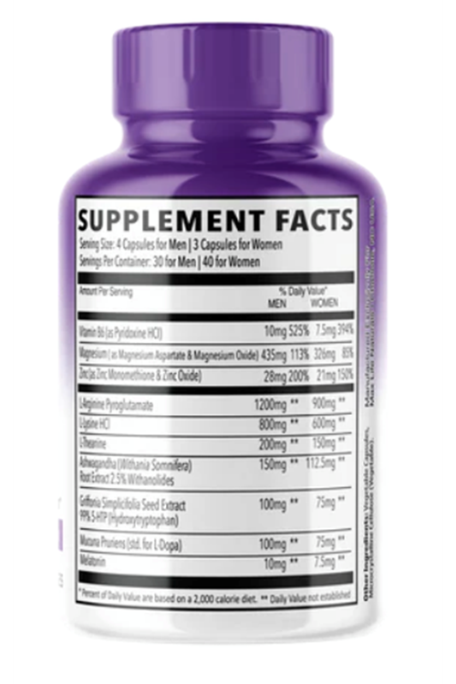 MaxLife Naturals ZMPM - HGH Replenishment  Deep Sleep  Mineral Support 120 Capsul.Abd Menşei.3938