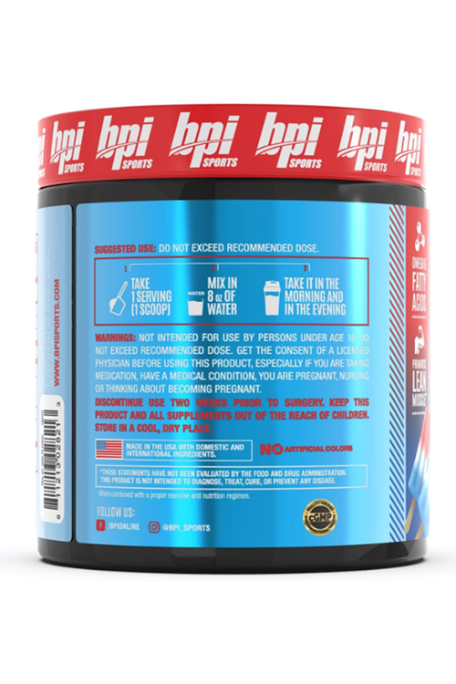 BPI Sports CLA + Carnitine – Conjugated Linoleic Acid – Caffeine Free 350gr 50 servings.Made ın Usa.43.