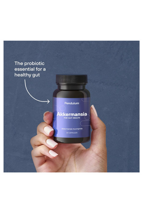 Pendulum Akkermansia Probiotic with Prebiotic Fiber - Increases GLP-1 Production, Delayed Release, Third-Party Tested, 100M AFU Live Strain for Gut Health 30 Capsul. Mde ın Usa.4081
