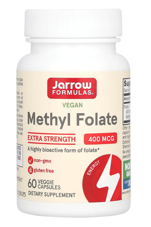 Jarrow Formulas, Vegan Methyl Folate, Extra Strength, 400 mcg, 60 Veggie Capsul.37.