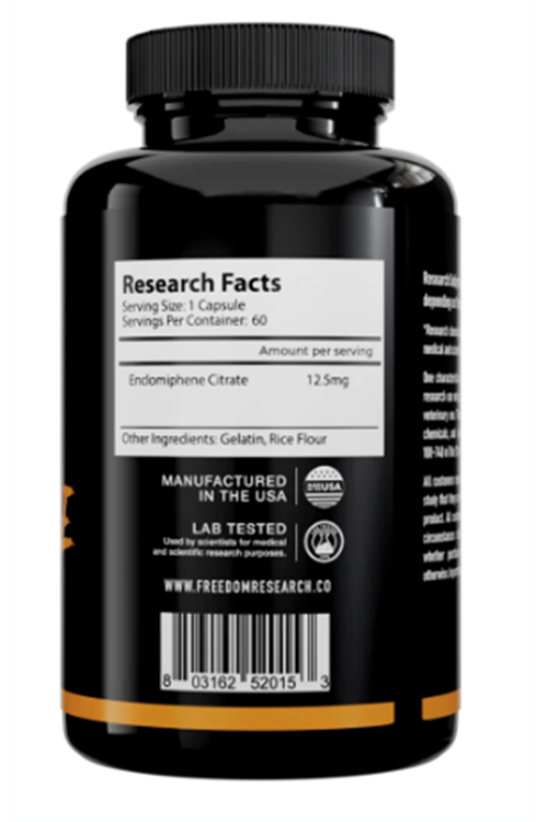 Freedom Research Enclomiphene 12.5mg 60 Capsul.Made ın Usa 49.