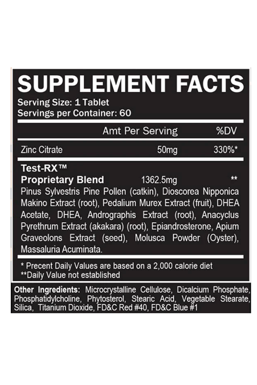 Formutech Nutrition Test-RX DHT 60 Capsul.Made ın Usa.50.
