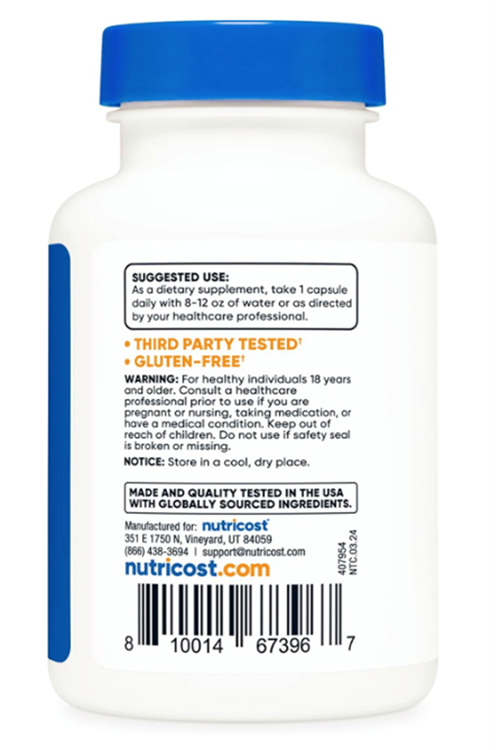 Nutricost, Luteolin, 100 mg, 120 Capsul..Abd Menşei.44.