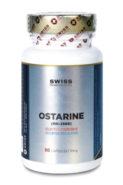 Swiss Pharmaceuticals OSTARINE (MK-2866) 10mg 80 Capsul. Orj Swiss Made. 4555