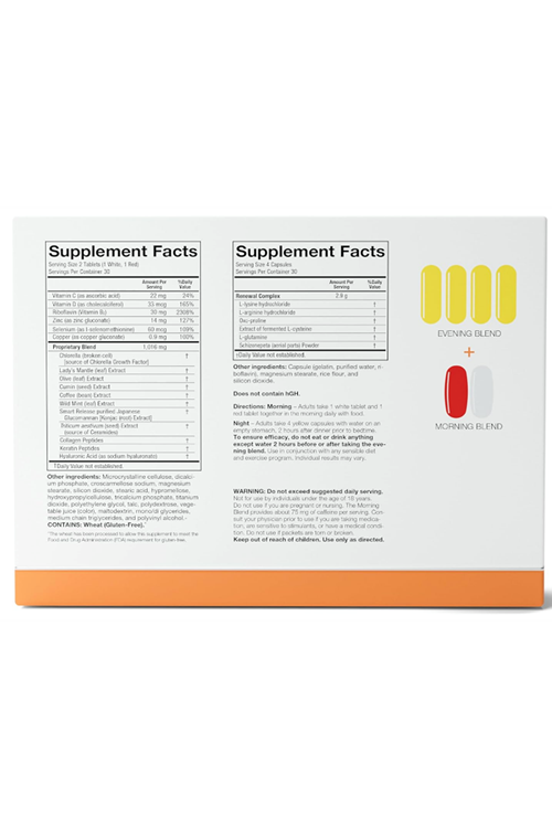 Serovital Advanced - Anti-Aging  HGH for Women - Skin Benefits, Energy, and Sleep - 30 Servings 120 Capsul+60 Tablet. Usa.146