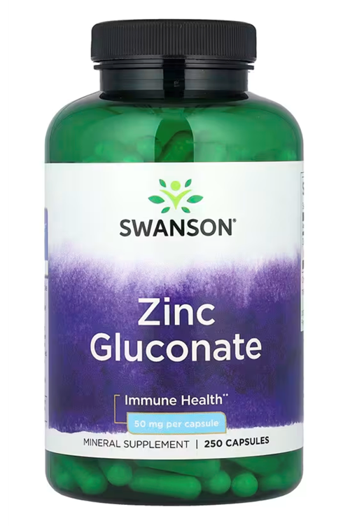 Swanson Zinc Gluconate (Özelsporcugıdaların'dan !!) 50mg 250 Capsul.
