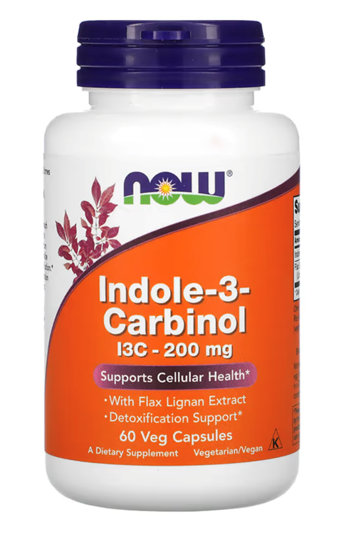 NOW Foods, Indole-3-Carbinol, 200 mg, 60 Veg Capsules