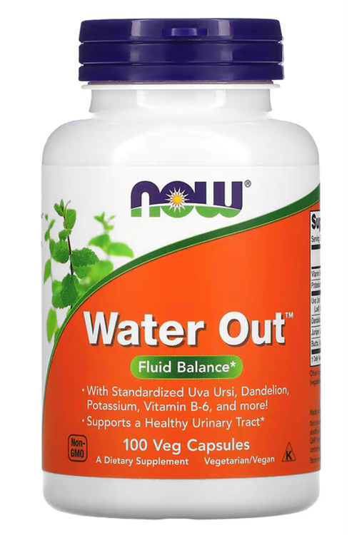 NOW Foods, Water Out, Fluid Balance, 100 Veg Capsules.Abd 4040