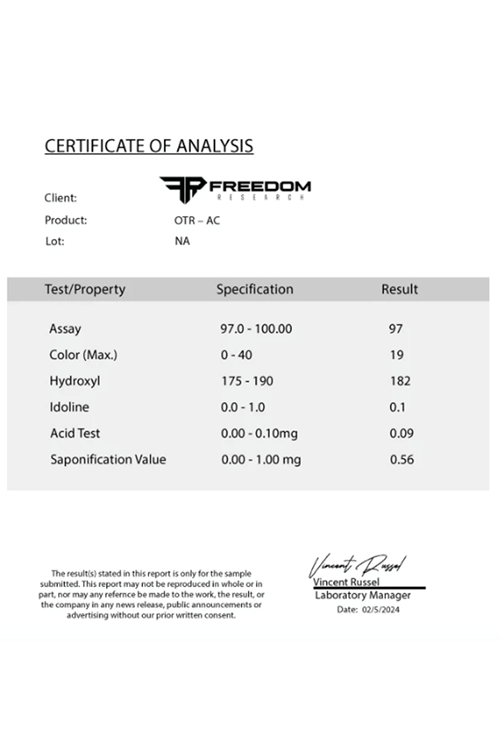 Freedom Research OTR – AC Ostarine MK 2866 Ester Form 90 Capsul.Made ın Usa 3940