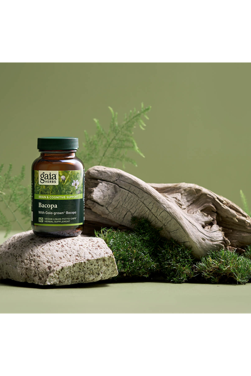 Gaia Herbs Organic Bacopa (Bacopa monnieri) 60 Vegan Liquid Phyto-Capsul. Usa.3839