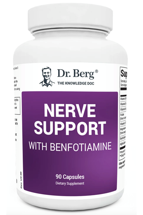 Dr. Berg  Nerve Support with Benfotiamine - 90 Capsules.Abd Menşei.4058