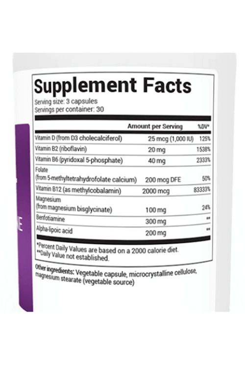 Dr. Berg  Nerve Support with Benfotiamine - 90 Capsules.Abd Menşei.58.