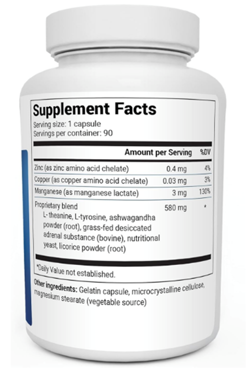 Dr. Berg’s Adrenal Stress Advanced Formula -  Mood and Energy Support  - Cortisol Manager with - 90 Capsul.ABD MENŞEİ