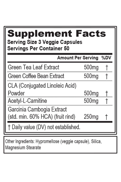 EVL LEANMODE Weight Loss Support Pills - Green Coffee Bean Extract CLA and Garcinia Cambogia 150 Vegi Capsul.ABD VERSİON