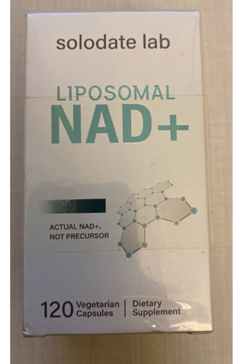 Solodate lab Liposomal NAD - TMG , Highest NAD+ Potency for Anti-Aging, Energy, Focus - 120 Capsul.Made ın Usa.58.