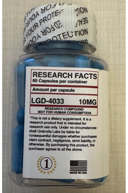 UMBRELLA LABS YENİ LGD 4033 60 Capsul (ORIJINALLİK HOLOGRAMI VARDIR) USA Menşei. 57.